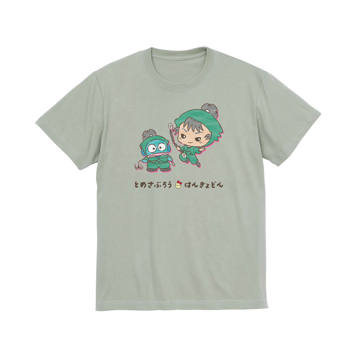 忍たま乱太郎×サンリオキャラクターズ　食満留三郎×ハンギョドン Tシャツメンズ(サイズ/S)