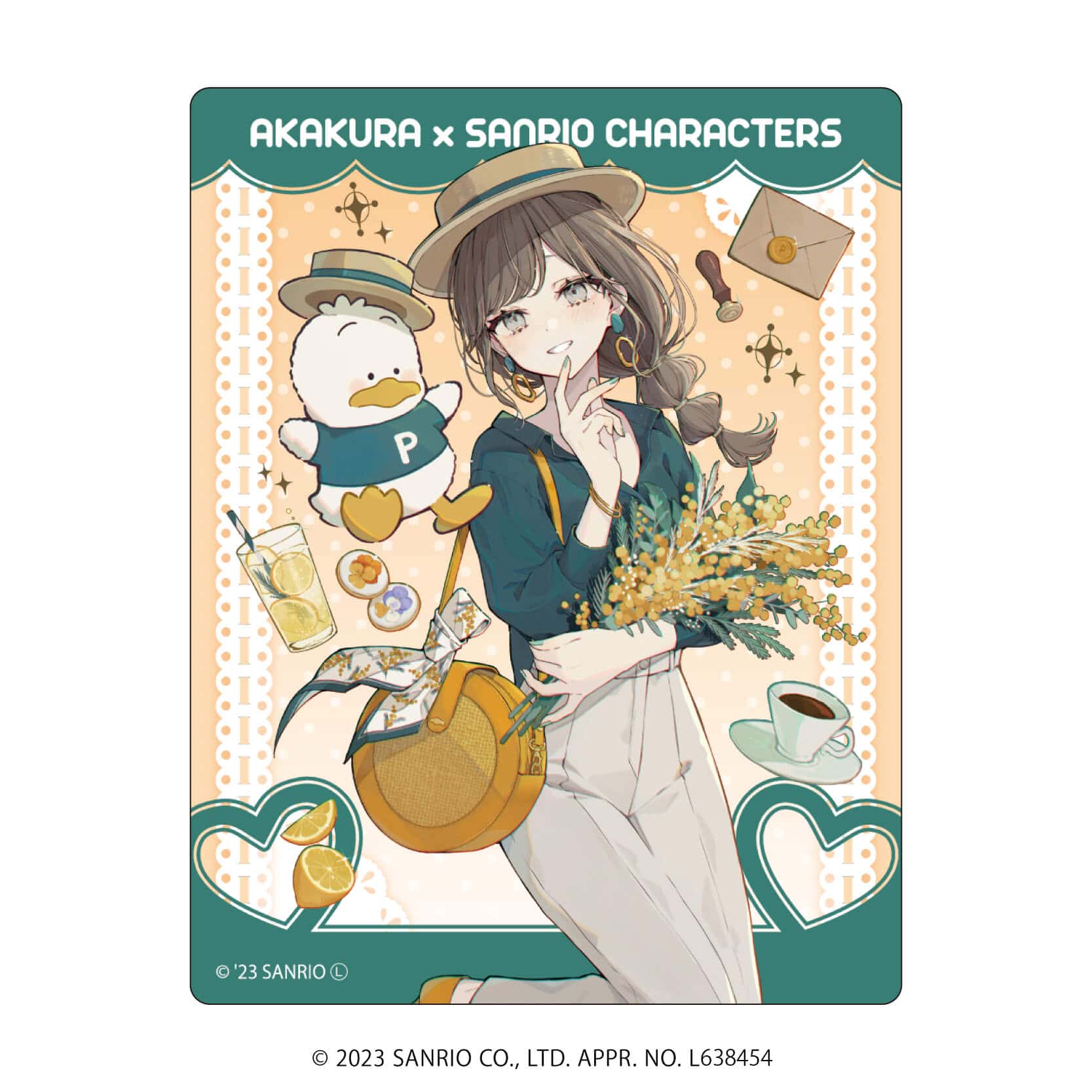 アクリルカード「赤倉×サンリオキャラクターズ」01/コンプリートBOX(全11種)(描き下ろしイラスト)