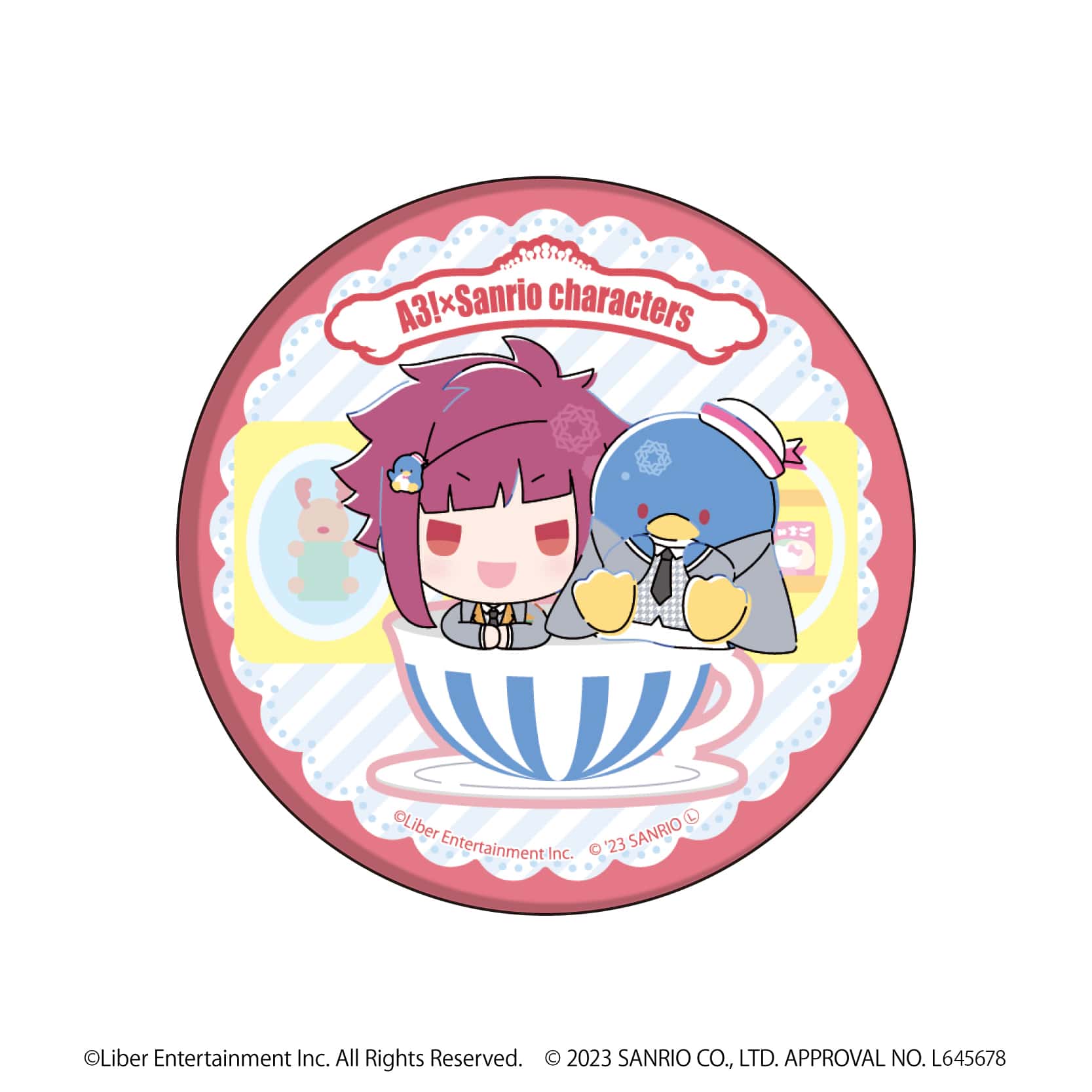 缶バッジ「A3!×Sanrio characters」04/A＆W コンプリートBOX(全12種)
