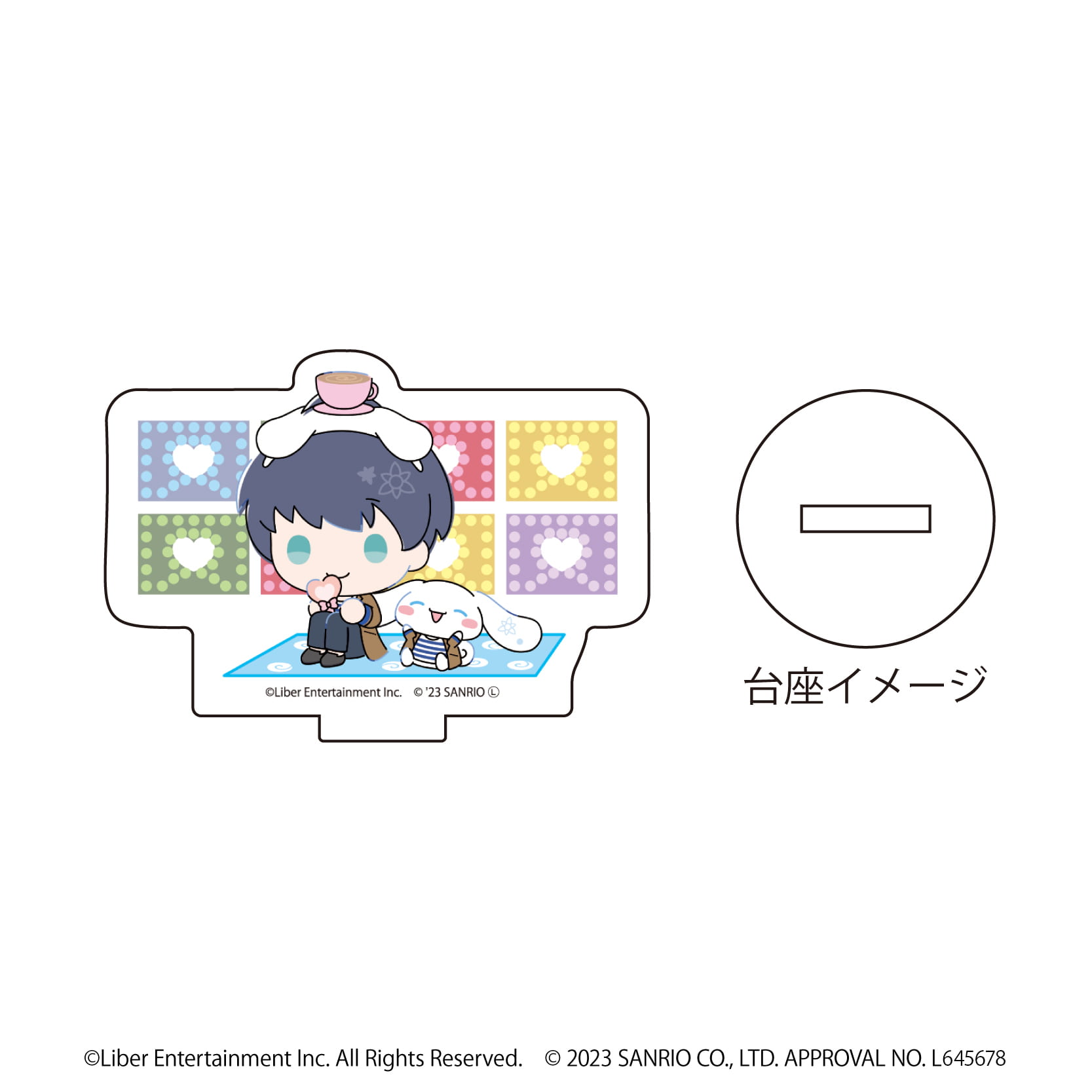 アクリルぷちスタンド「A3!×Sanrio characters」04/A＆W コンプリートBOX(全12種)