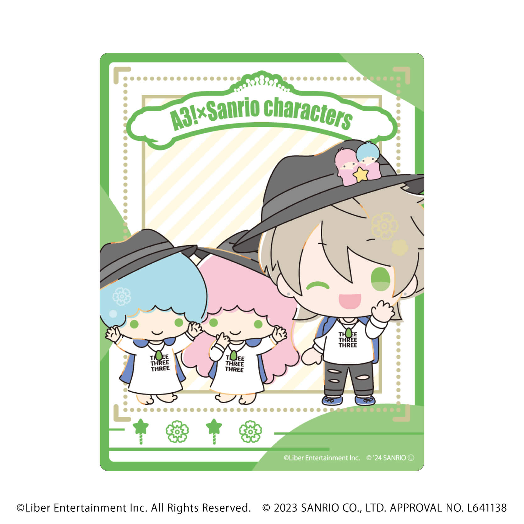 アクリルカード「A3!×Sanrio characters」09/S＆S コンプリートBOX(全12種)(ミニキャライラスト)