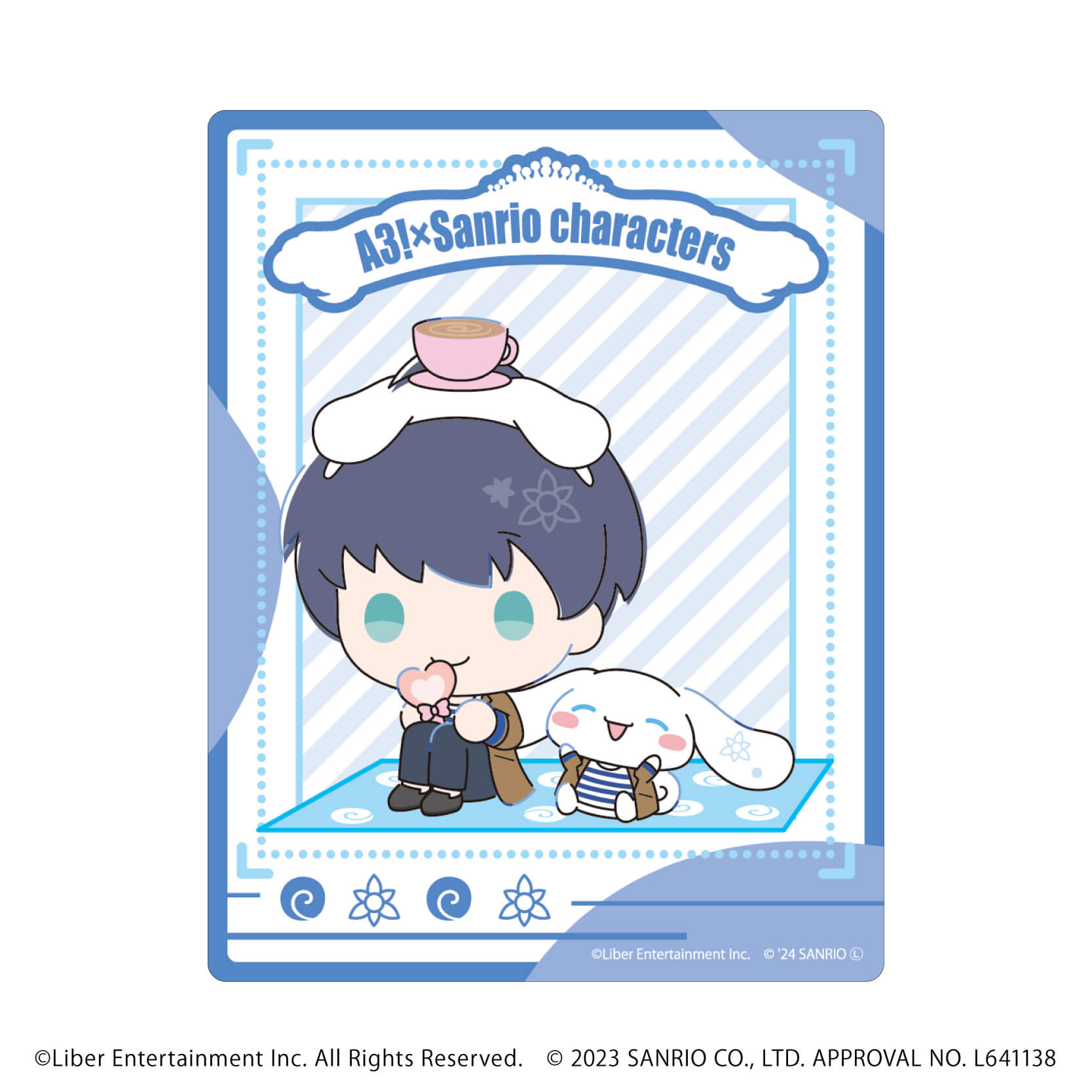 アクリルカード「A3!×Sanrio characters」10/A＆W コンプリートBOX(全12種)(ミニキャライラスト)