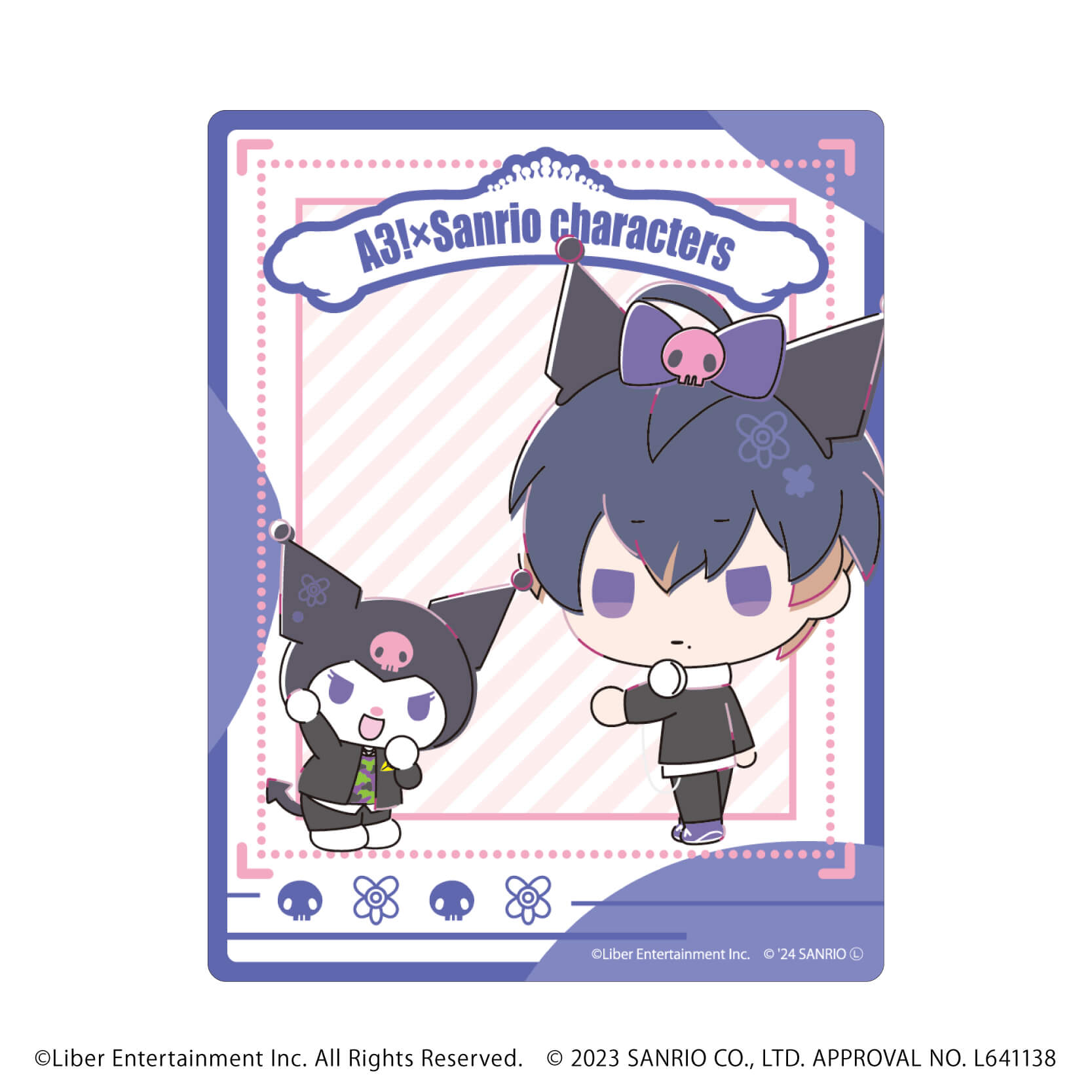 アクリルカード「A3!×Sanrio characters」09/S＆S ブラインド(12種)(ミニキャライラスト)
