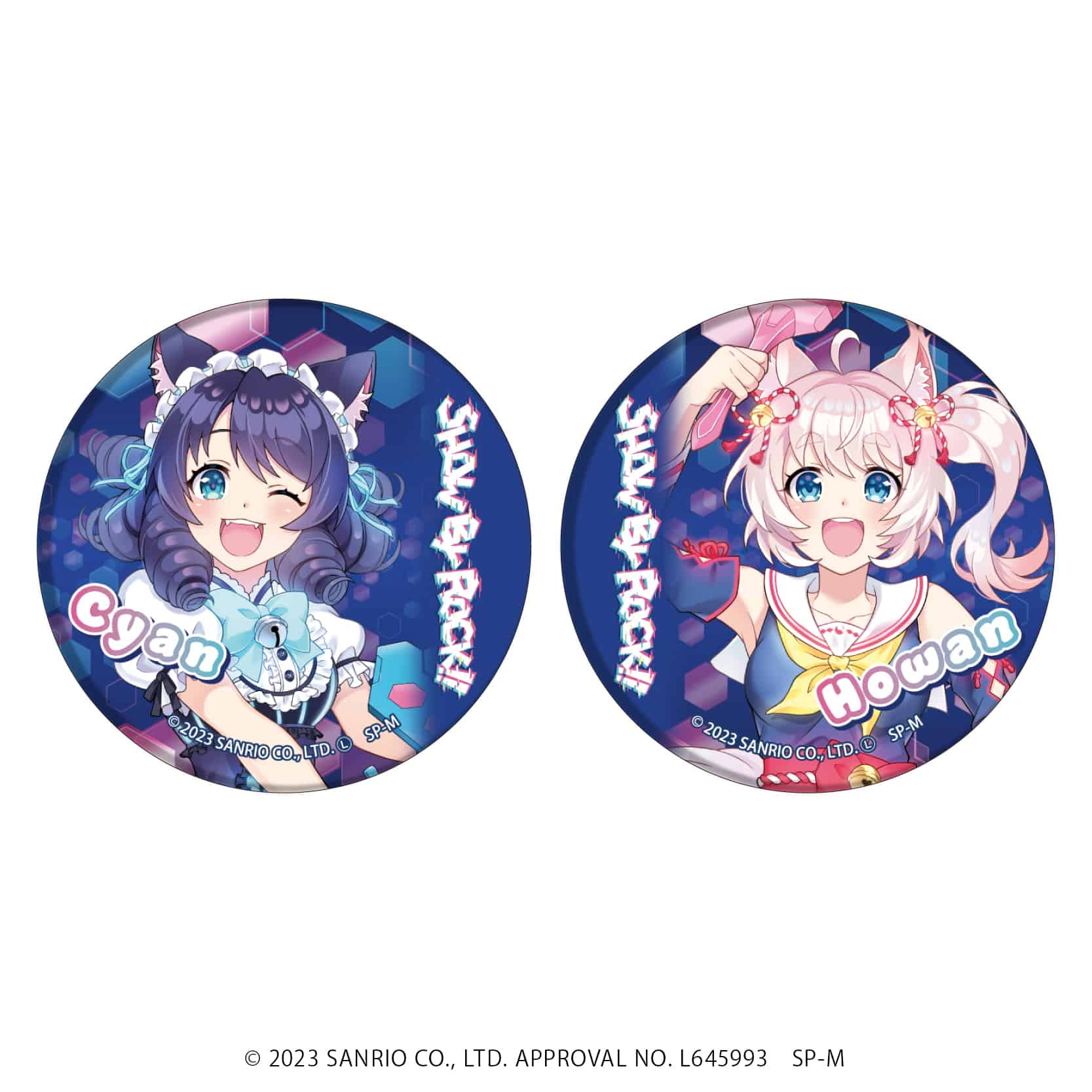 SHOW BY ROCK!!｜ホログラム缶バッジ(65mm)「SHOW BY ROCK!!」01