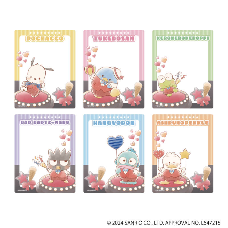 アクリルカード「はぴだんぶい」07/コンプリートBOX(全6種)(グラフアートイラスト)