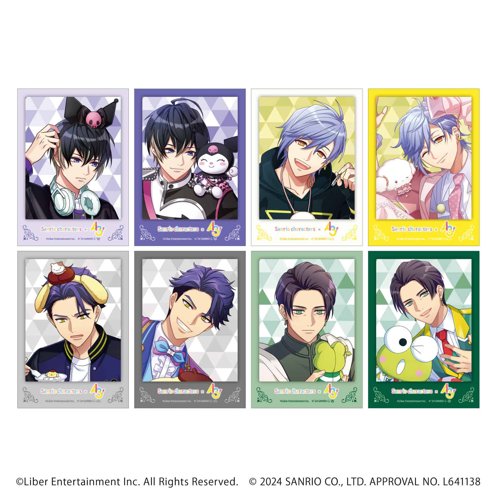 ミニフォト「A3!×Sanrio characters」04/コンプリートBOX(全8種)(公式イラスト)