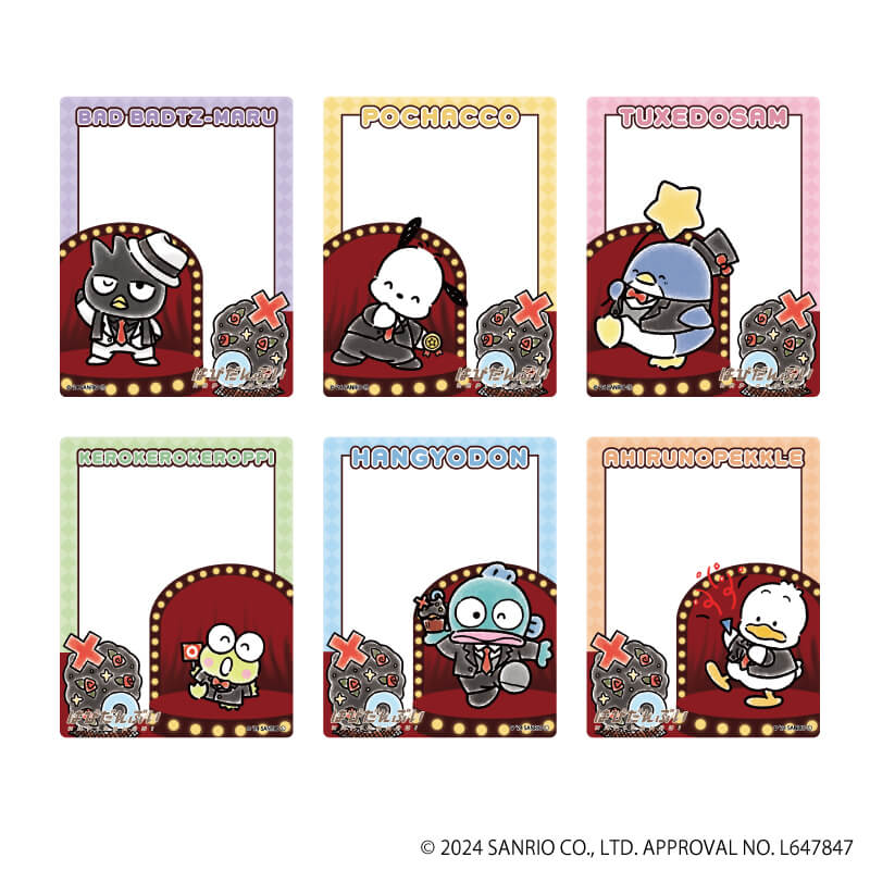 アクリルカード「はぴだんぶい」09/コンプリートBOX(全6種)(グラフアートイラスト)