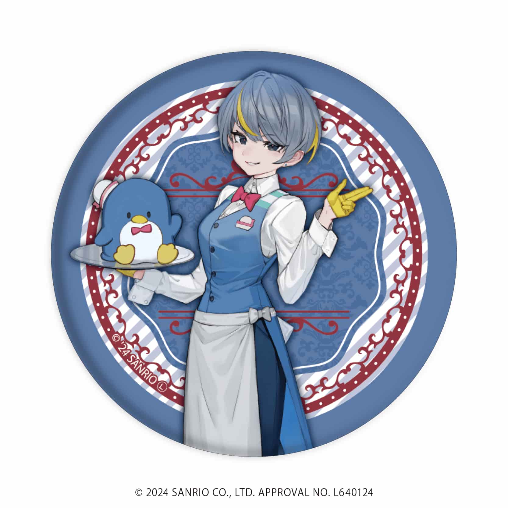 缶バッジ「lack×サンリオキャラクターズ」01/コンプリートBOX(全10種)(コラボイラスト)