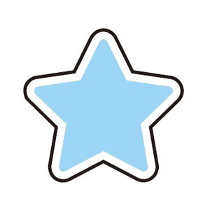 ぷちてるパーツ2-星(ブルー)