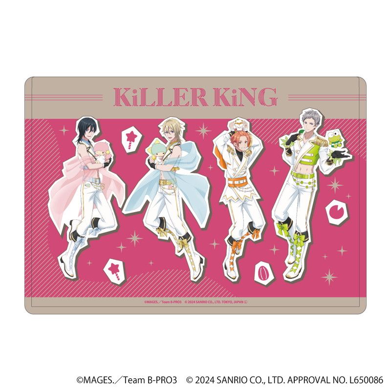 キャラクリアケース「B-PROJECT～熱烈＊ラブコール～×サンリオキャラクターズ」04/KiLLER KiNG(等身イラスト)