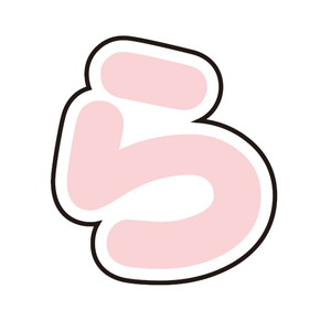 ぷちてるパーツ文字39-ら