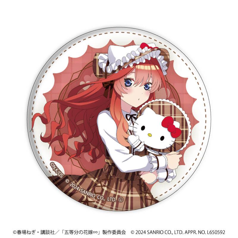 缶バッジ「五等分の花嫁∽×サンリオキャラクターズ」01/コンプリートBOX(全5種)(コラボイラスト)