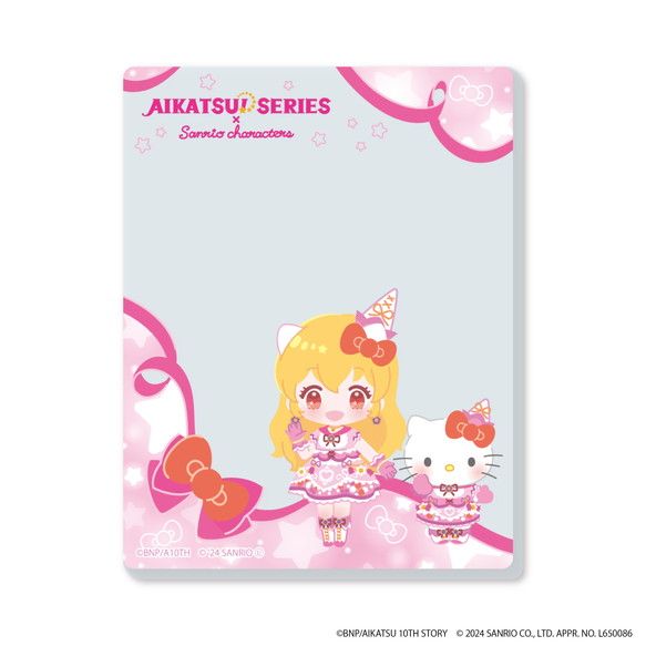 アクリルカード「アイカツ！シリーズ×サンリオキャラクターズ」01/コンプリートBOX(全7種)(ミニキャライラスト)