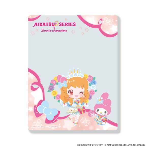 アクリルカード「アイカツ！シリーズ×サンリオキャラクターズ」01/コンプリートBOX(全7種)(ミニキャライラスト)