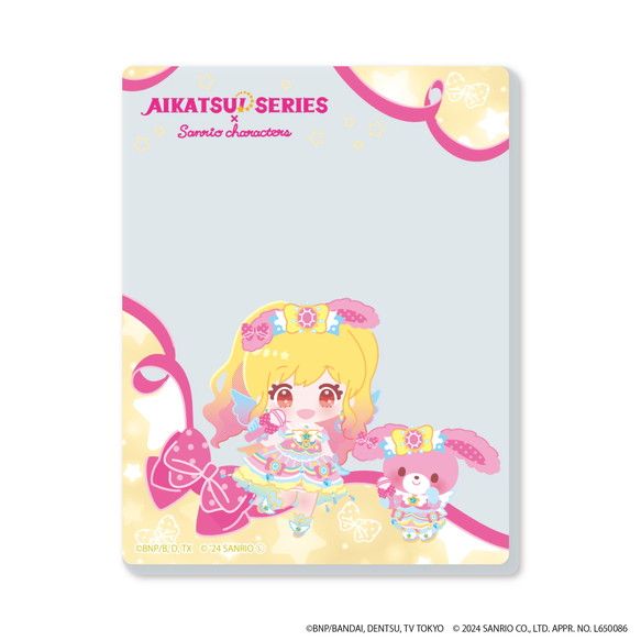 アクリルカード「アイカツ！シリーズ×サンリオキャラクターズ」01/コンプリートBOX(全7種)(ミニキャライラスト)