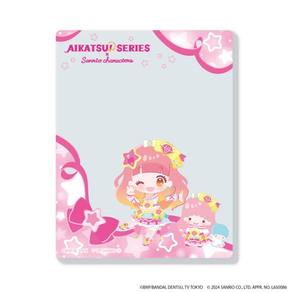 アクリルカード「アイカツ！シリーズ×サンリオキャラクターズ」01/コンプリートBOX(全7種)(ミニキャライラスト)