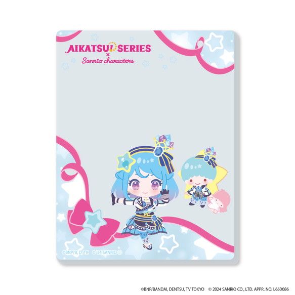 アクリルカード「アイカツ！シリーズ×サンリオキャラクターズ」01/コンプリートBOX(全7種)(ミニキャライラスト)