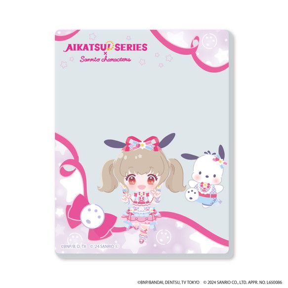 アクリルカード「アイカツ！シリーズ×サンリオキャラクターズ」01/コンプリートBOX(全7種)(ミニキャライラスト)