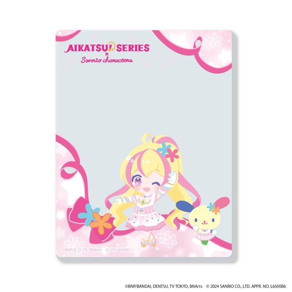 アクリルカード「アイカツ！シリーズ×サンリオキャラクターズ」01/コンプリートBOX(全7種)(ミニキャライラスト)