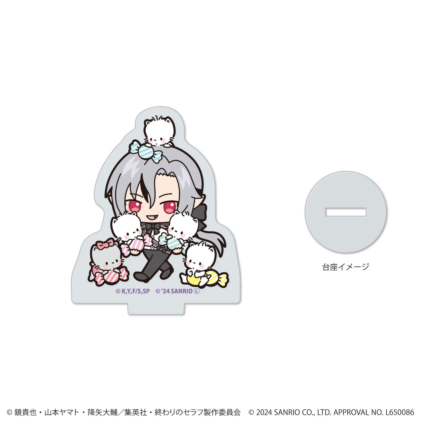 アクリルぷちスタンド「終わりのセラフ×サンリオキャラクターズ」02/コンプリートBOX(全11種)(ミニキャライラスト)