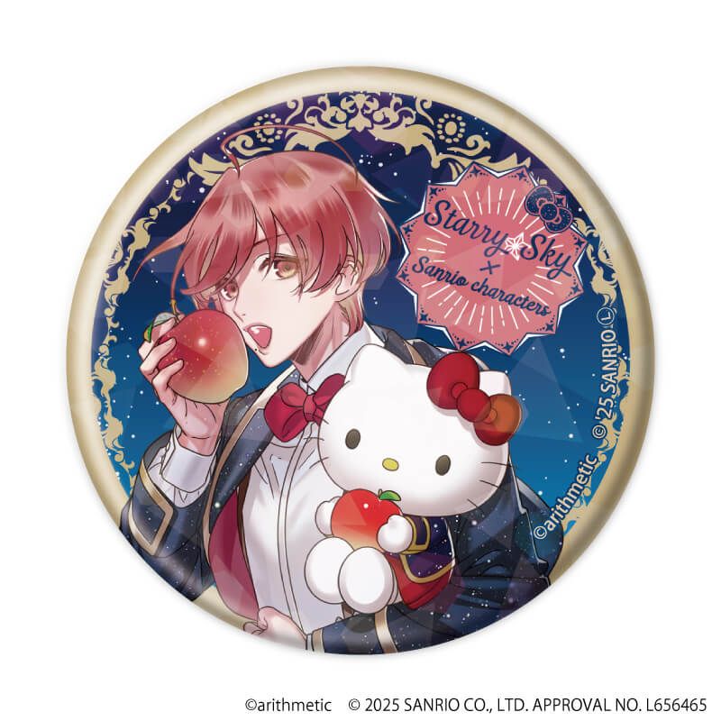 ホログラム缶バッジ(57mm)「Starry☆Sky×サンリオキャラクターズ」01/Spring&Summer コンプリートBOX(全6種)(コラボイラスト)