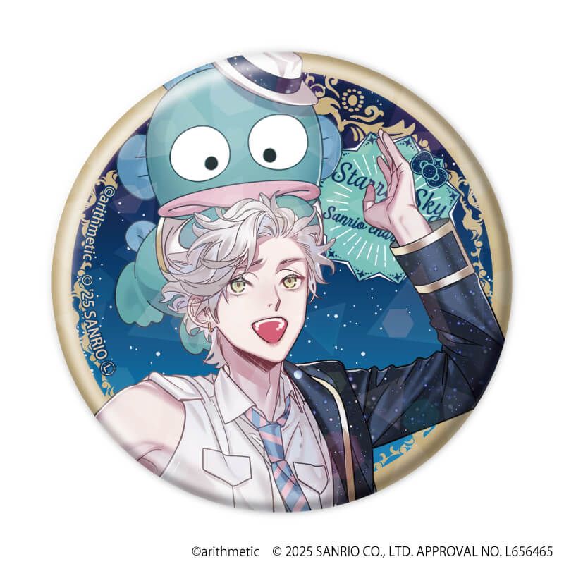 ホログラム缶バッジ(57mm)「Starry☆Sky×サンリオキャラクターズ」01/Spring&Summer コンプリートBOX(全6種)(コラボイラスト)