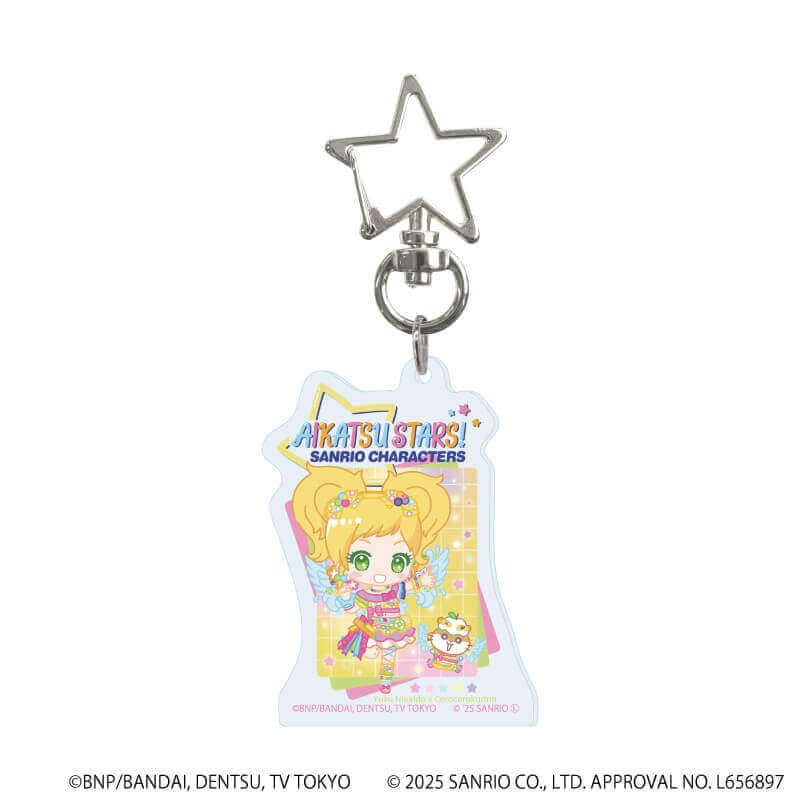 星型ナスカンアクリルキーホルダー 「アイカツスターズ！×サンリオキャラクターズ」01/コンプリートBOX(全10種)(コラボイラスト(ミニキャラ))