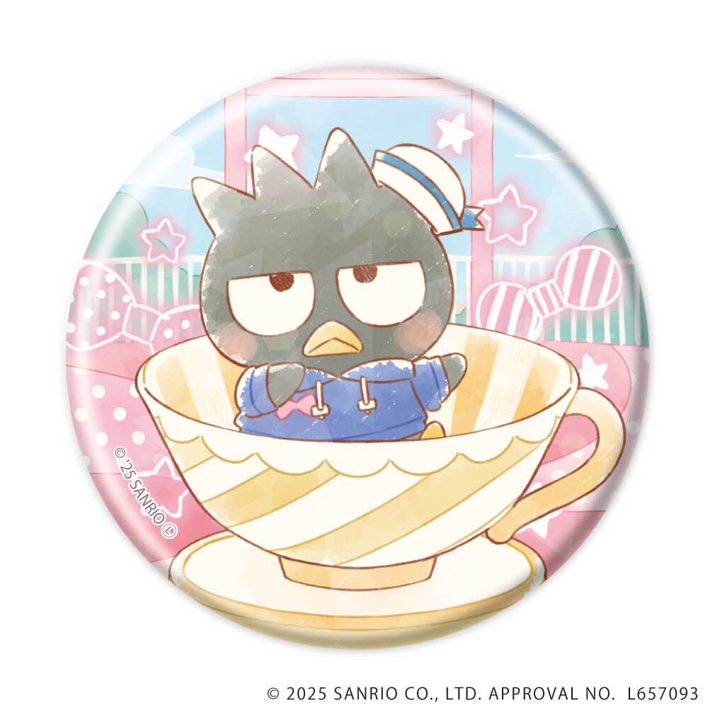 ホログラム缶バッジ(57mm)「はぴだんぶい」04/コンプリートBOX(全6種)(グラフアートイラスト)