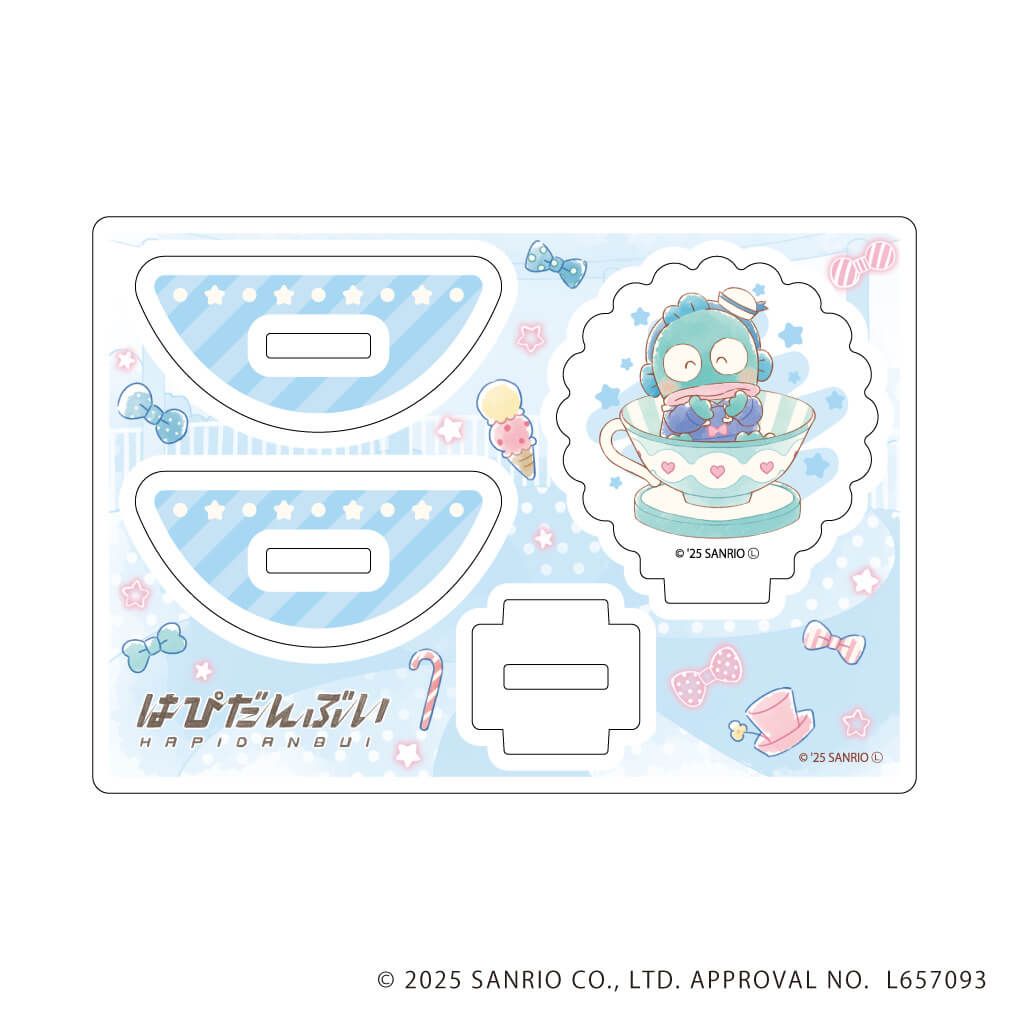 ゆらゆらアクリルスタンド「はぴだんぶい」23/ハンギョドン(グラフアートイラスト)