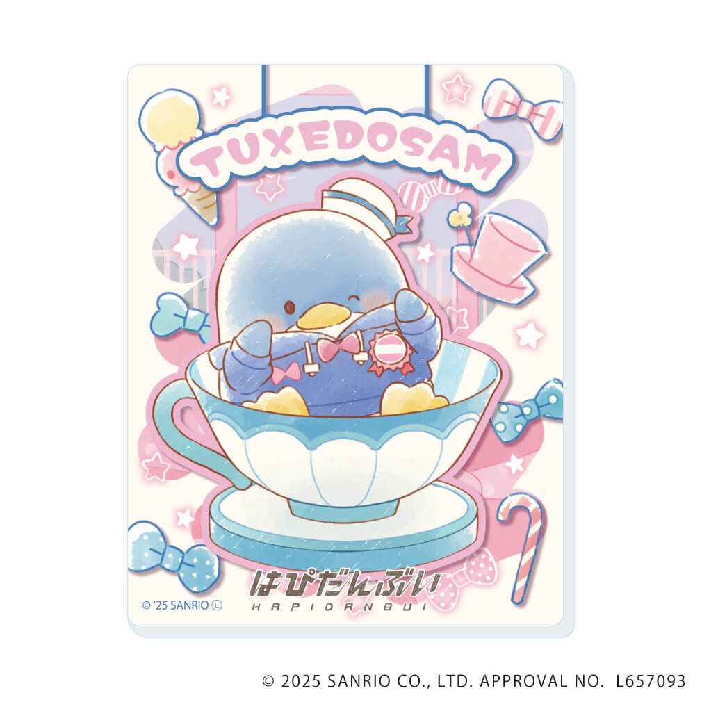 アクリルカード「はぴだんぶい」16/ブラインド(6種)(グラフアートイラスト)