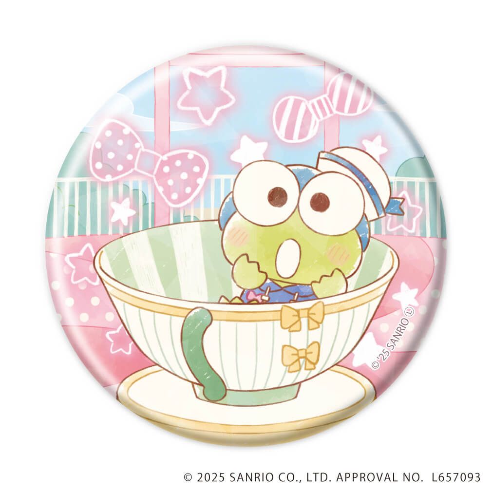 ホログラム缶バッジ(57mm)「はぴだんぶい」04/ブラインド(6種)(グラフアートイラスト)