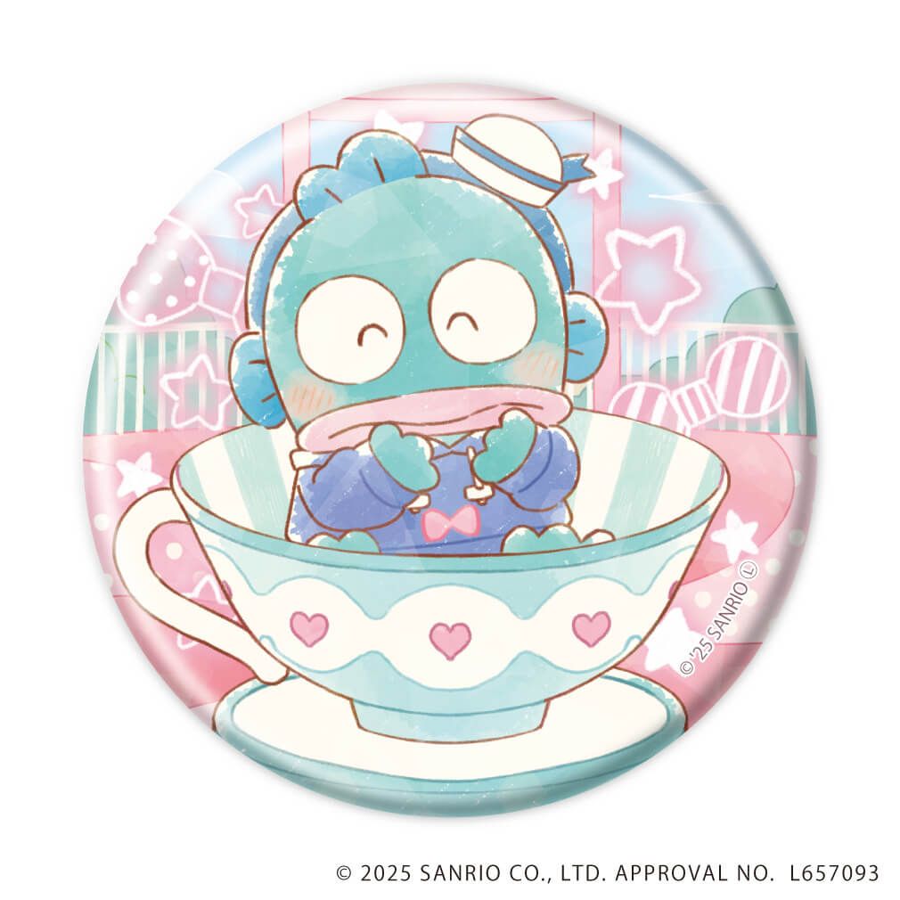 ホログラム缶バッジ(57mm)「はぴだんぶい」04/ブラインド(6種)(グラフアートイラスト)