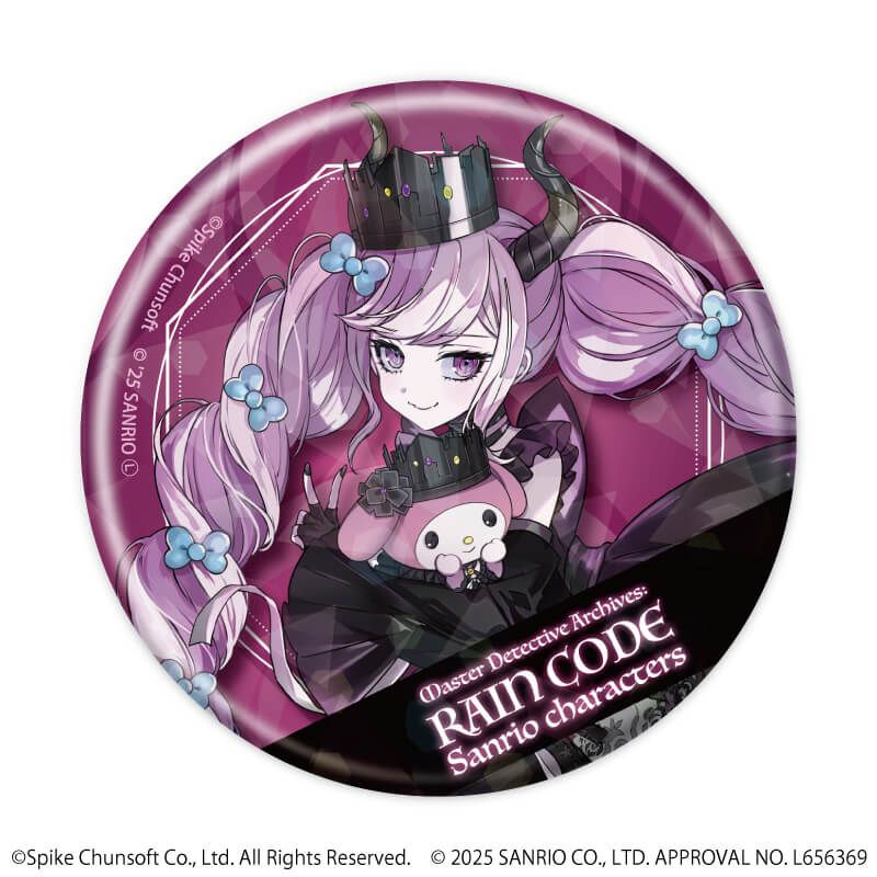 ホログラム缶バッジ(57mm)「超探偵事件簿 レインコード×サンリオキャラクターズ」01/コンプリートBOX(全5種)(コラボイラスト)