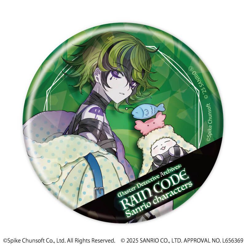 ホログラム缶バッジ(57mm)「超探偵事件簿 レインコード×サンリオキャラクターズ」01/コンプリートBOX(全5種)(コラボイラスト)