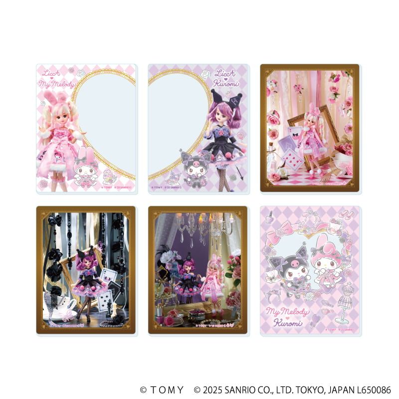アクリルカード「LiccA×サンリオキャラクターズ」01/コンプリートBOX(全6種)