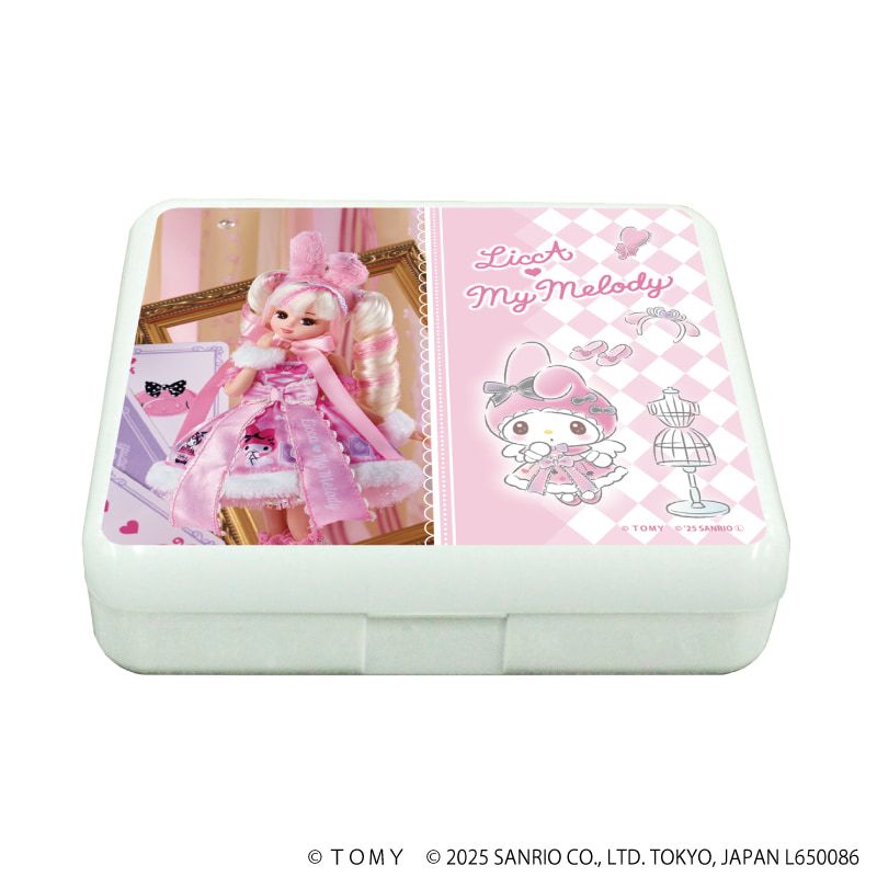 小物ケース「LiccA×サンリオキャラクターズ」01/リカちゃん&マイメロディ