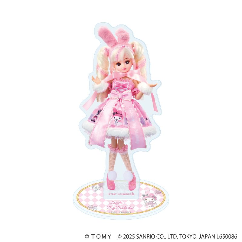 アクリルスタンド「LiccA×サンリオキャラクターズ」01/リカちゃん&マイメロディ