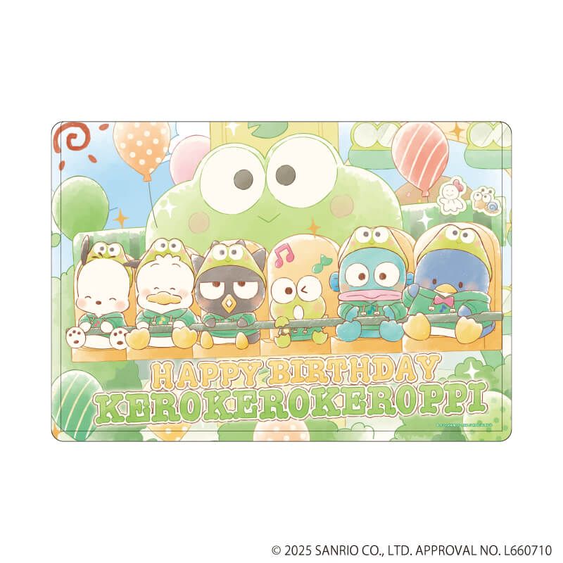 キャラクリアケース「はぴだんぶい」18/集合デザイン(グラフアートイラスト)