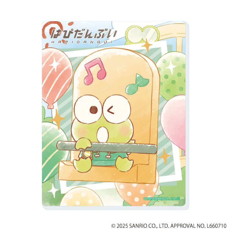 アクリルカード「はぴだんぶい」17/ブラインド(6種)(グラフアートイラスト)