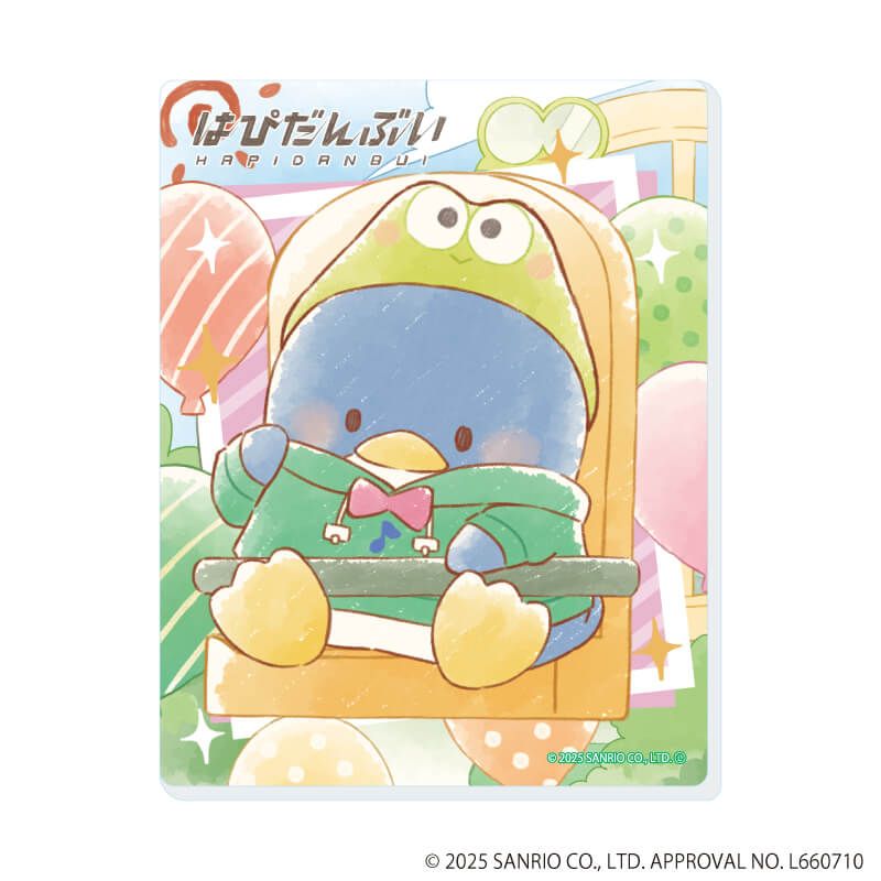 アクリルカード「はぴだんぶい」17/ブラインド(6種)(グラフアートイラスト)