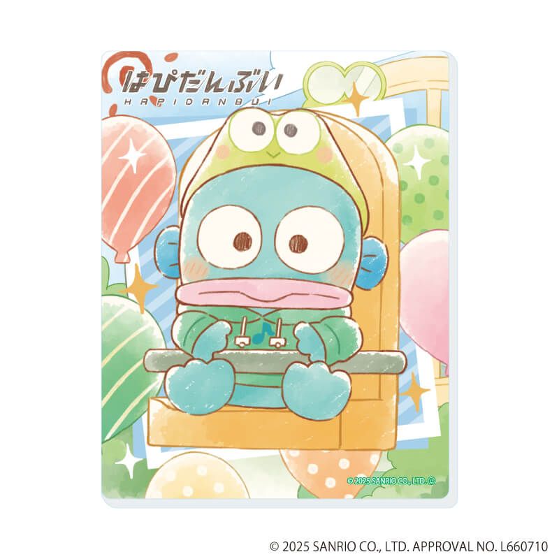 アクリルカード「はぴだんぶい」17/ブラインド(6種)(グラフアートイラスト)
