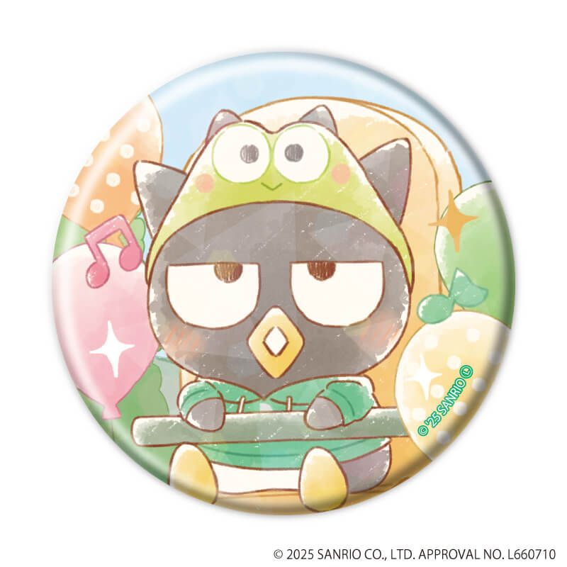 ホログラム缶バッジ(57mm)「はぴだんぶい」05/ブラインド(6種)(グラフアートイラスト)