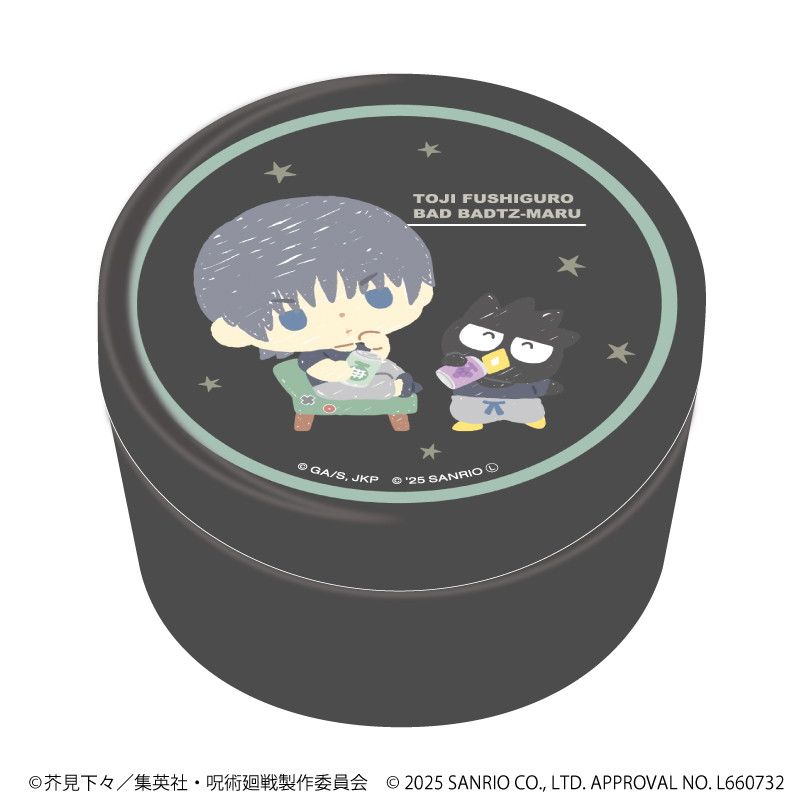 缶入り金平糖「呪術廻戦 懐玉・玉折×サンリオキャラクターズ」07/伏黒 甚爾×バッドばつ丸(コラボイラスト)