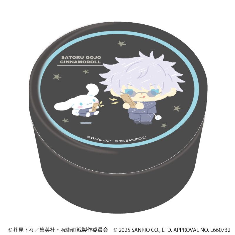 缶入り金平糖「呪術廻戦 懐玉・玉折×サンリオキャラクターズ」01/五条 悟×シナモロール(コラボイラスト)
