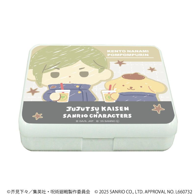 小物ケース「呪術廻戦 懐玉・玉折×サンリオキャラクターズ」04/七海 建人×ポムポムプリン(コラボイラスト)