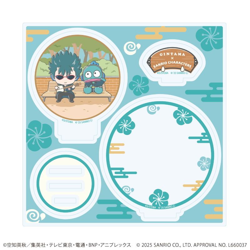 アクリルスタンドプレート「銀魂×サンリオキャラクターズ」11/河上万斉×ハンギョドン(コラボイラスト)