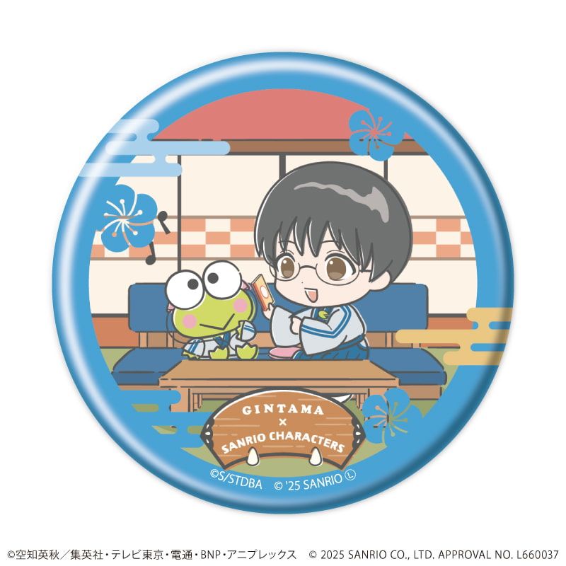 缶バッジ「銀魂×サンリオキャラクターズ」02/コンプリートBOX(全12種)(コラボイラスト)