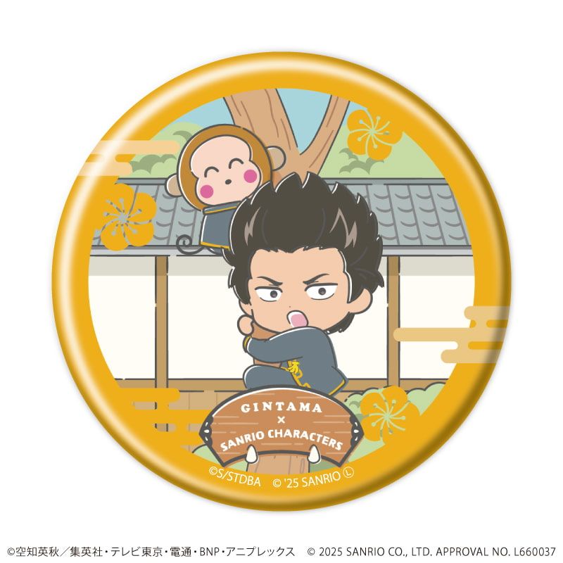 缶バッジ「銀魂×サンリオキャラクターズ」02/コンプリートBOX(全12種)(コラボイラスト)