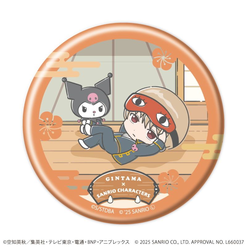 缶バッジ「銀魂×サンリオキャラクターズ」02/コンプリートBOX(全12種)(コラボイラスト)
