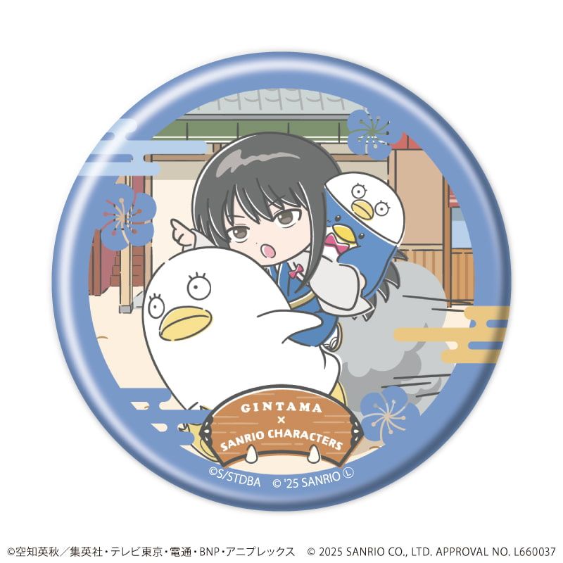 缶バッジ「銀魂×サンリオキャラクターズ」02/コンプリートBOX(全12種)(コラボイラスト)